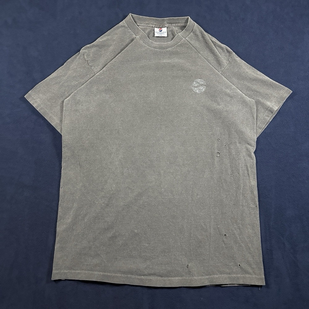 VTG 90s Pepsi L XL Distressed Acid Wash Y2K Baggy Single Stitch Promo T Shirt